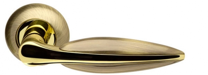 Ручка раздельная Lacerta LD58-1AB/GP-7 бронза/золото