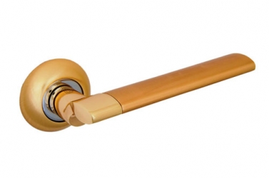 Ручка фалевая на круглой накладке Матовое золото Артикул 119SВ